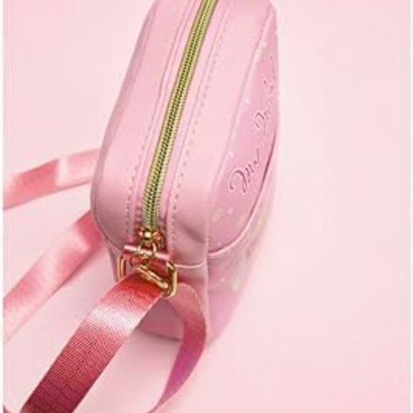 Cute cartoon-themed mini crossbody shoulder bag in My Me color with zipper closu - Picture 3 of 5